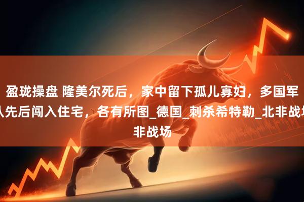 盈珑操盘 隆美尔死后，家中留下孤儿寡妇，多国军队先后闯入住宅，各有所图_德国_刺杀希特勒_北非战场