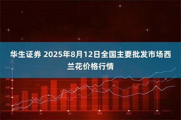 华生证券 2025年8月12日全国主要批发市场西兰花价格行情
