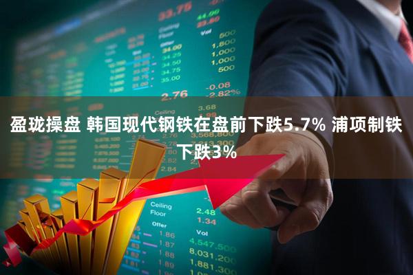 盈珑操盘 韩国现代钢铁在盘前下跌5.7% 浦项制铁下跌3%