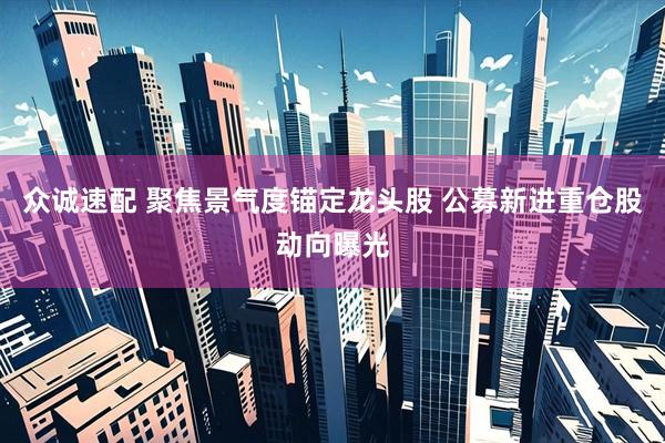 众诚速配 聚焦景气度锚定龙头股 公募新进重仓股动向曝光