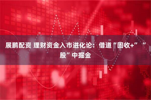 展鹏配资 理财资金入市进化论:借道“固收+” “股”中掘金